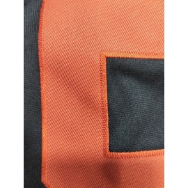 Men'S Navy Blue # 51 American Football Jersey Casual Loose Letter Embroidered Sports Style, Fashionable Street Breathable Football Jersey