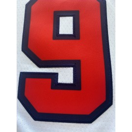 Men's White # 9 Basketball Shirt Casual, Fashionable, Breathable, High-quality Embroidered Street Basketball Pullover