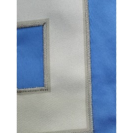 Men'S Blue # 20American Football Jersey Casual Loose Letter Embroidered Sports Style, Fashionable Street Breathable Football Jersey