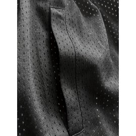 Men's Moon Blue # Animal Cartoon Embroidered Pattern, Baseball Shorts With Pocket, Casual Fashion, Breathable, Sports Zipper, High Quality Embroidered Shorts