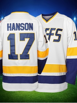 1pc SheLucki Men'S Ice Hockey Jersey #17, V-Neck Polyester Knit Fabric, Embroidered Alphabet, Loose Fit, Breathable, Four Seasons Sports Top for Casual, Street, Outdoor Activities