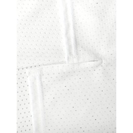 Men'S # 13 White Embroidered Basketball Jersey Breathable Polyester Fiber V-neck Top Is Perfect For Team Sports, Street Basketball, Beach And Casual Wear Size S-3XL