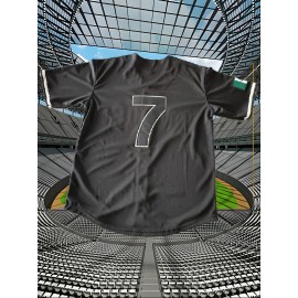 Men'S Baseball Shirt # 7 Black Baseball Sports Shirt S-XXXL