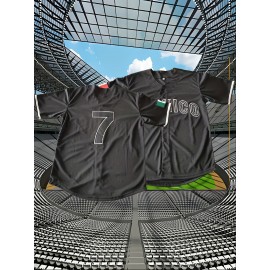 Men'S Baseball Shirt # 7 Black Baseball Sports Shirt S-XXXL