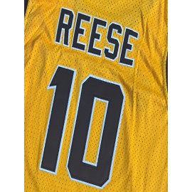 Men'S American Basketball Jersey, # 10 Embroidered Polyester Blue Ball Shirt, Loose Knit Fabric, Suitable For Street, Team Sports, Vacation, Beach, Etc, S-XXXL