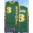 Men's #3 Green Basketball Jersey - V-Neck, 
