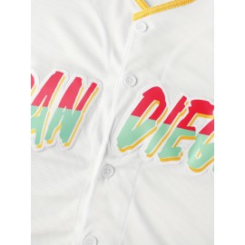 Men'S # 23 White Hooded Baseball Sweatshirt S-3XL