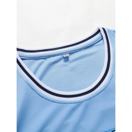 Men'S Blue # 23 Basketball Shirt Casual Fashion Breathable Sports High Quality Embroidered Street Basketball Hoodie